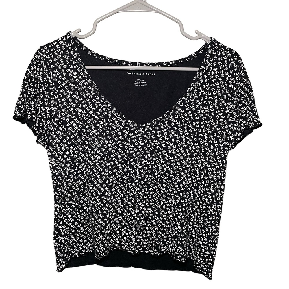 American Eagle Floral T-Shirt
